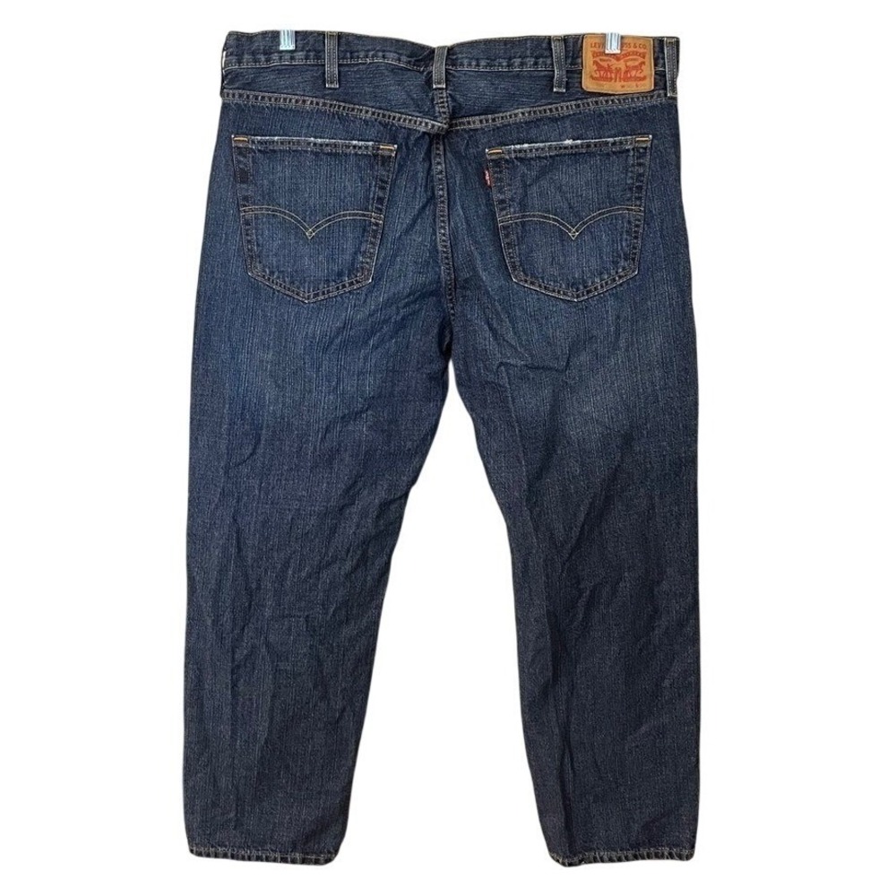 Levis 559 Relaxed Straight Leg Jeans Mens 40x30 Dark Wash Blue Denim